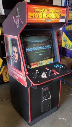 MICHAEL JACKSON'S MOONWALKER 3 PLAYER ARCADE L@@K!