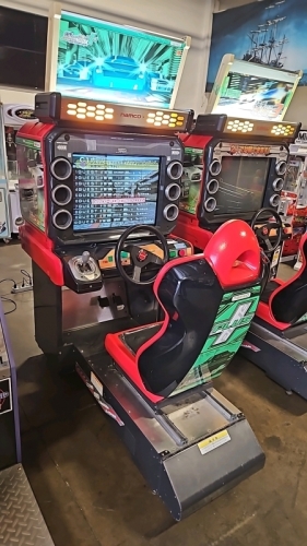 MAXIMUM TUNE 3DX PLUS SITDOWN DRIVER ARCADE GAME NAMCO