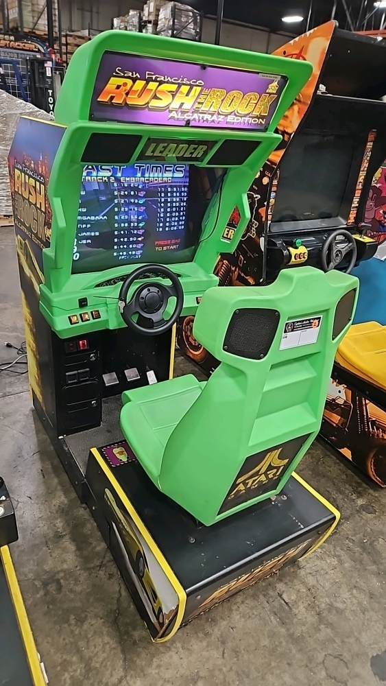 RUSH THE ROCK SITDOWN RACING ARCADE GAME ATARI #2
