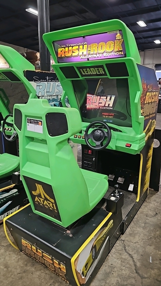 RUSH THE ROCK SITDOWN RACING ARCADE GAME ATARI #2