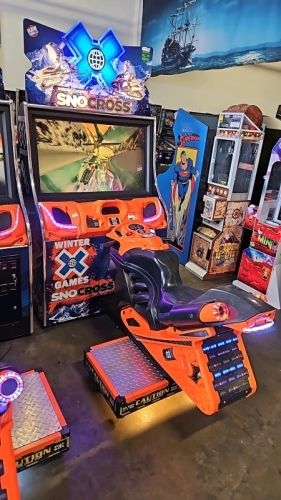 SNO-CROSS X GAMES SITDOWN RACING ARCADE GAME RAW THRILLS #2