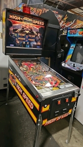 HIGH SPEED CLASSIC PINBALL MACHINE WILLIAMS 1986