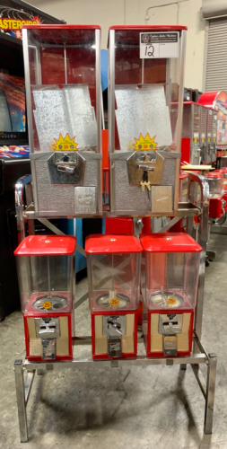 5 HEAD CAPSULE VENDING BULK RACK