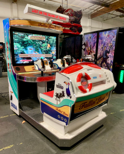 LET'S GO ISLAND DELUXE FIXED GUN SHOOTER ARCADE GAME SEGA