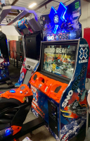 SNO-CROSS X GAMES SITDOWN RACING ARCADE GAME RAW THRILLS - 4