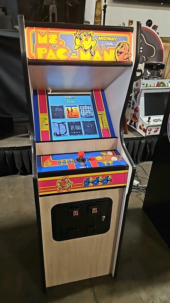 MINI 60 IN 1 MULTICADE UPRIGHT ARCADE GAME CABERET W/ LCD
