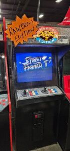 STREET FIGHTER II RAINBOW EDITION UPRIGHT ARCADE GAME