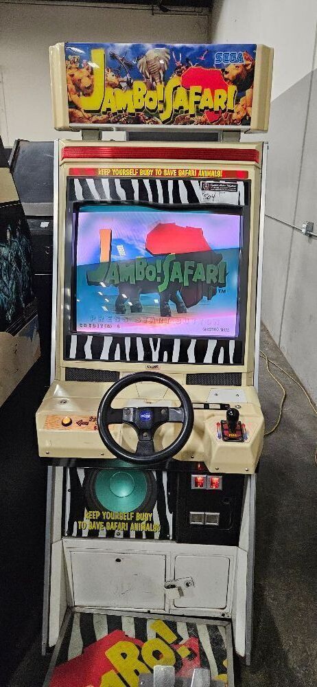 JAMBO SAFARI UPRIGHT ARCADE GAME SEGA NAOMI
