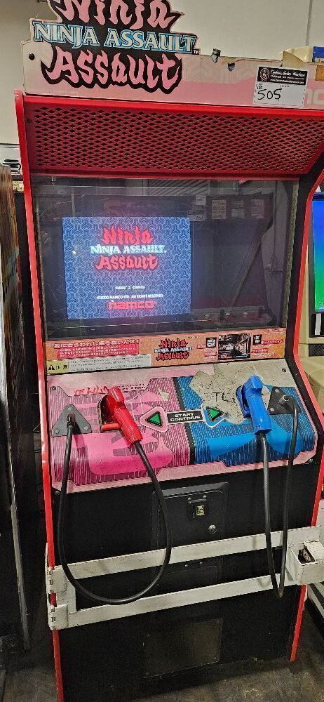 アケコン NINJA ASSAULT UPRIGHT SHOOTER ARCADE GAME NAMCO