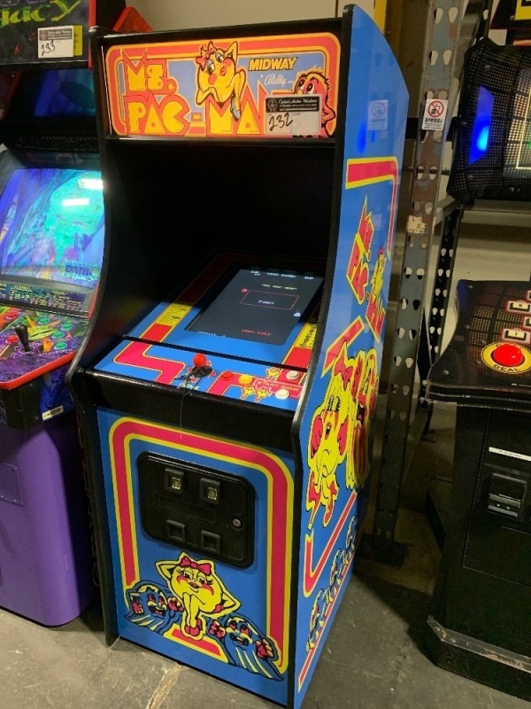 MS. PAC-MAN MULTI ARCADE NEW BUILD W/ LCD MONITOR