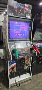 AMERICA'S ARMY UPRIGHT TARGET SHOOTER ARCADE