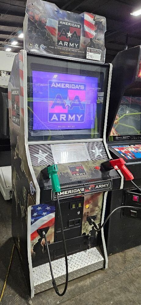 Arcade Army AMERICA'S ARMY UPRIGHT TARGET SHOOTER ARCADE