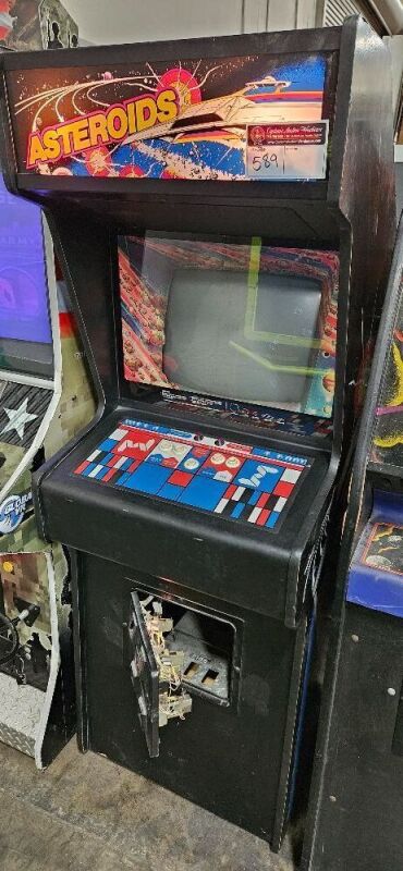 ASTEROIDS CLASSIC UPRIGHT ARCADE GAME ATARI