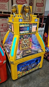 PHAROAH'S TREASURE 4 PLAYER TICKET REDEMPTION PUSHER ARCADE GAME