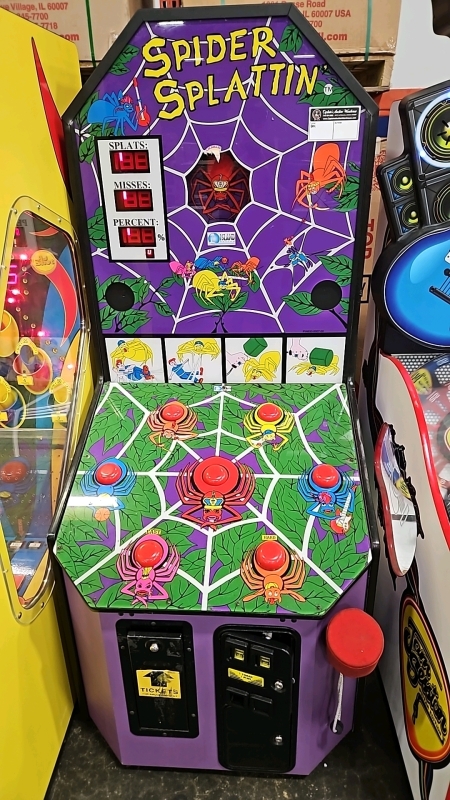 SPIDER SPLATTIN' STOMP FLOOR TICKET REDEMPTION GAME