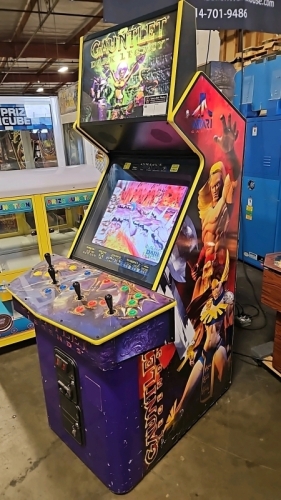 GAUNTLET DARK LEGACY DEDICATED 25 FLAT CRT MONITOR ARCADE GAME CLASSIC ...