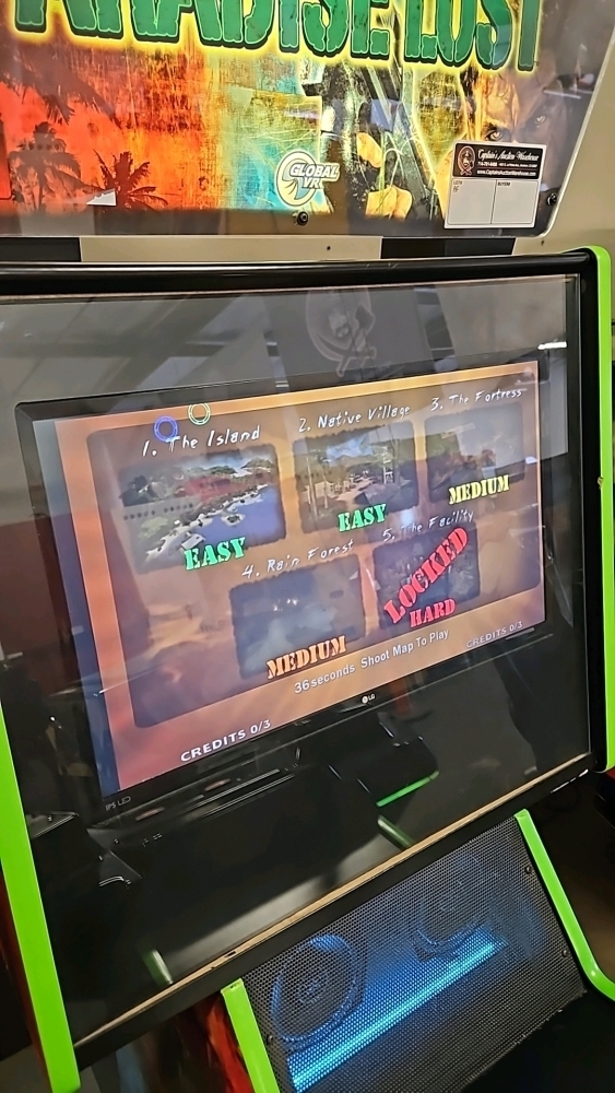 PARADISE LOST FIXED GUN SHOOTER ARCADE GAME