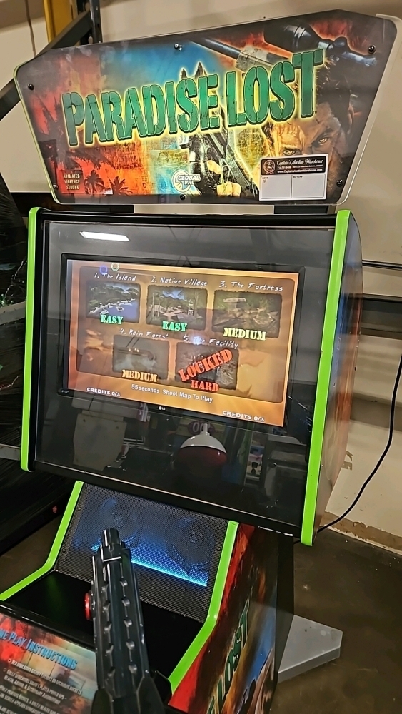 PARADISE LOST FIXED GUN SHOOTER ARCADE GAME