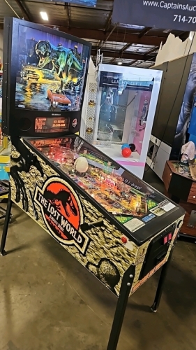 JURASSIC PARK LOST WORLD SEGA PINBALL MACHINE 1997