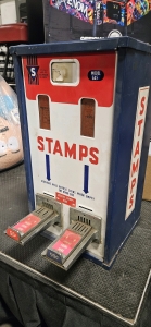 US STAMP DISPENSER COIN OP WALL MOUNT