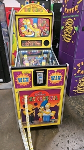 THE SIMPSONS KOOKY CARNIVAL TICKET REDEMPTION GAME STERN