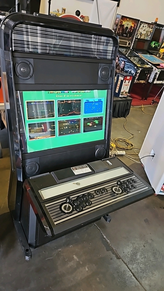 32 LCD BLACK CANDY CABINET ARCADE GAME 19 IN 1 WILLIAMS MULTICADE