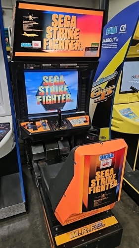 SEGA STRIKE FIGHTER SITDOWN ACTION ARCADE GAME SEGA