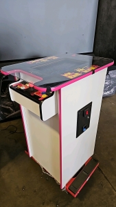 MULTICADE MS. PAC-MAN THEME WHITE CAB BAR HEIGHT 60 IN 1 COCKTAIL TABLE ARCADE BRAND NEW!!