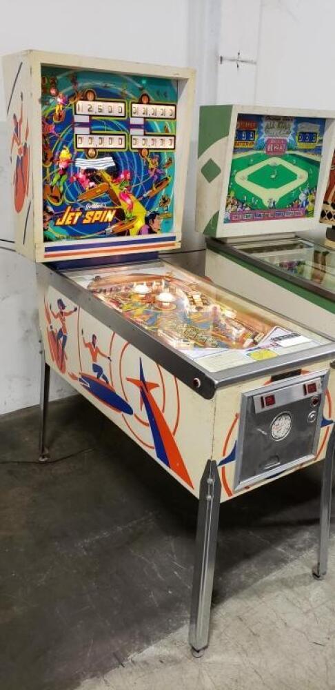 JET SPIN CLASSIC PINBALL MACHINE E.M. GOTTLIEB