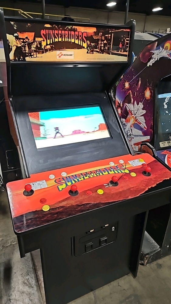 SUNSET RIDERS 4 PLAYER ARCADE GAME NEW BUILD W/ LCD MONITOR