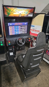 CRUISIN USA SITDOWN DRIVER ARCADE GAME MIDWAY #2