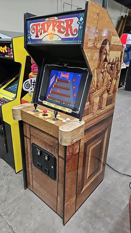 TAPPER BUDWEISER CLASSIC STYLE ARCADE GAME NEW BUILD W/ LCD MONITOR