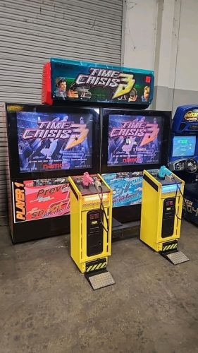 TIME CRISIS 3 TWIN 50" DELUXE SHOOTER ARCADE GAME NAMCO