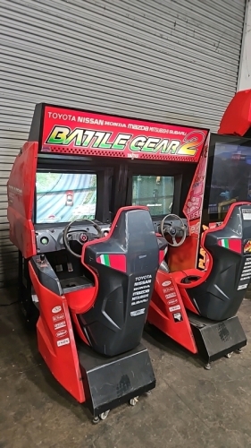 Battle Gear Racing BATTLE GEAR 2 TWIN DRIVER ARCADE GAME TAITO