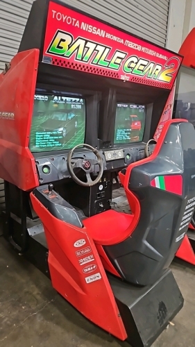 Battle Gear Racing BATTLE GEAR 2 TWIN DRIVER ARCADE GAME TAITO