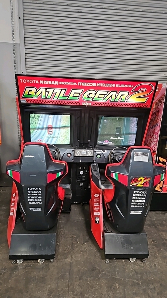 BATTLE GEAR 2 TWIN DRIVER ARCADE GAME TAITO