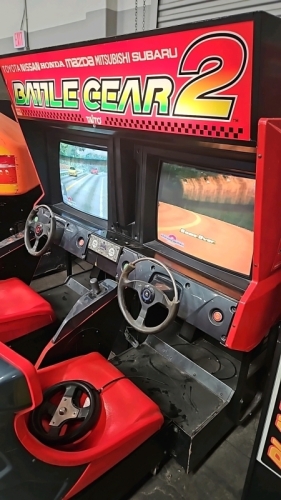 Battle Gear Racing BATTLE GEAR 2 TWIN DRIVER ARCADE GAME TAITO