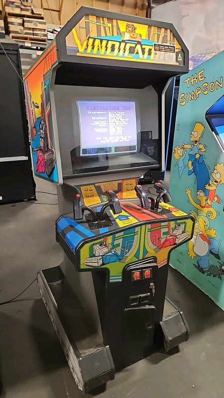 VINDICATORS CLASSIC UPRIGHT ARCADE GAME ATARI