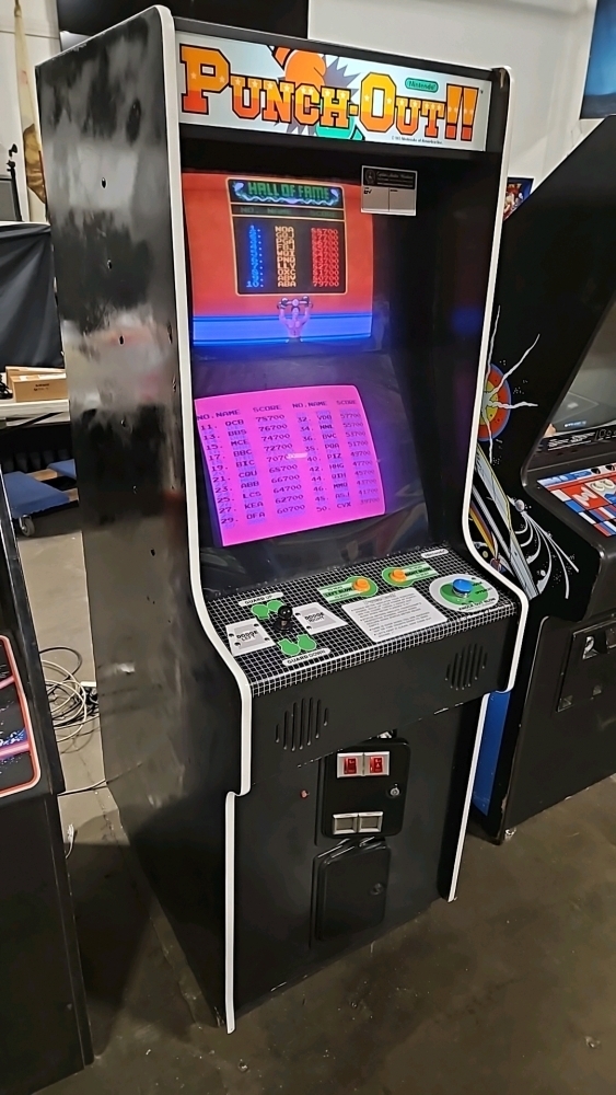 PUNCHOUT CLASSIC DUAL MONITOR ARCADE GAME NINTENDO