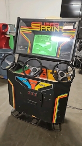 SUPER SPRINT 3 PLAYER CLASSIC ARCADE GAME ATARI