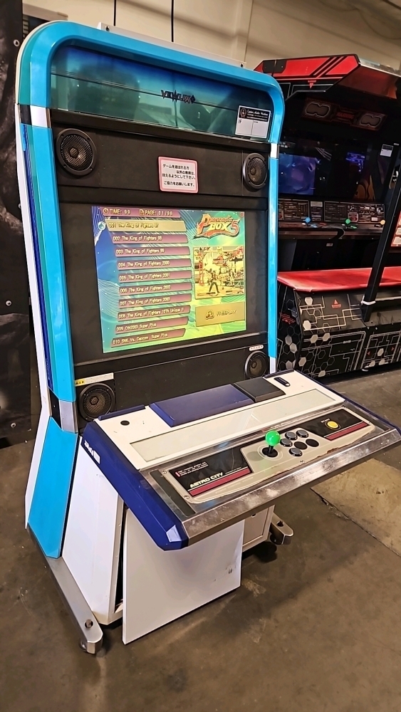 VEWLIX SINGLE PLAYER CANDY CABINET BLUE ASTRO CITY ARCADE PANDORA