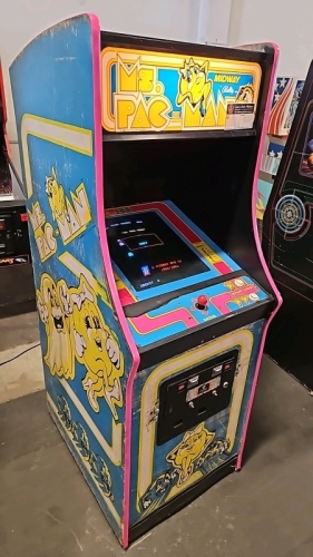 MS. PAC-MAN UPRIGHT CLASSIC ARCADE GAME BALLY MIDWAY