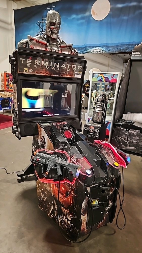 TERMINATOR SALVATION DELUXE 42 SHOOTER ARCADE GAME RAW THRILLS
