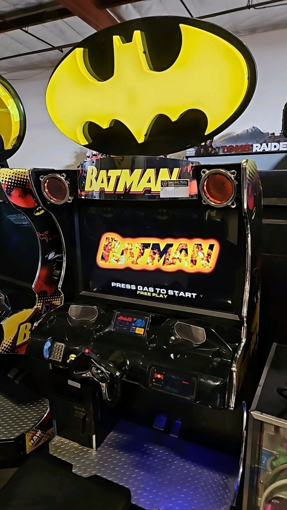 BATMAN THE DARK KNIGHT SITDOWN RACING ARCADE GAME RAW THRILLS