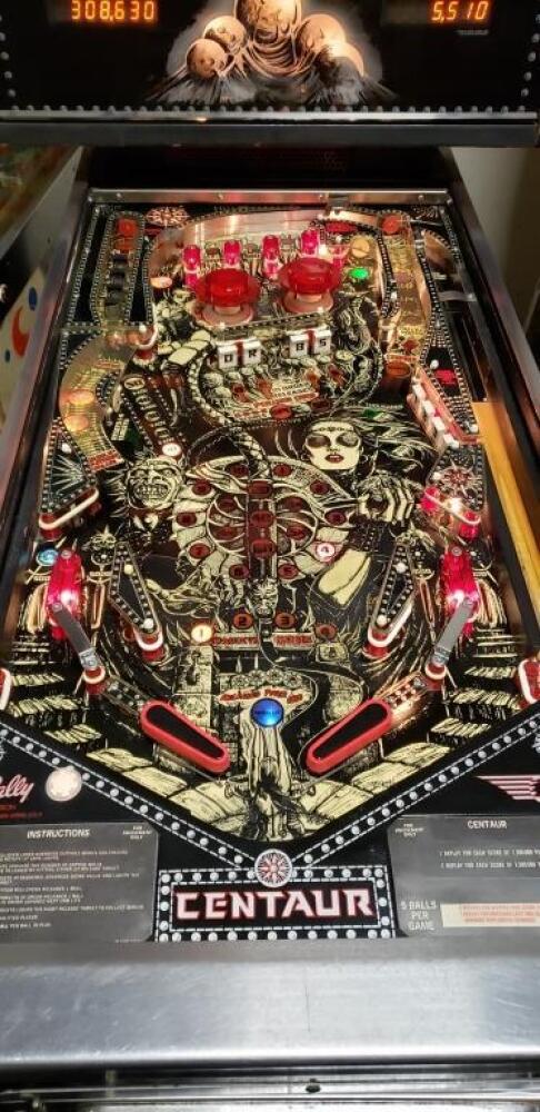 CENTAUR CLASSIC PINBALL MACHINE BALLY 1981