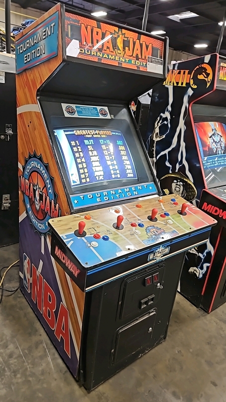 NBA JAM TOURNAMENT EDITION CLASSIC ARCADE GAME MIDWAY