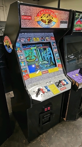 STREET FIGHTER II CHAMPIONSHIP EDTION ARCADE GAME Z BACK CAB