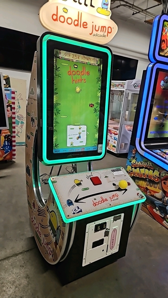 DOODLE JUMP VIDEO TICKET REDEMPTION ARCADE GAME