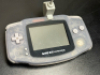 NINTENDO GAME BOY ADVANCE CLEAR GLACIER HANDHELD CONSOLE SYSTEM