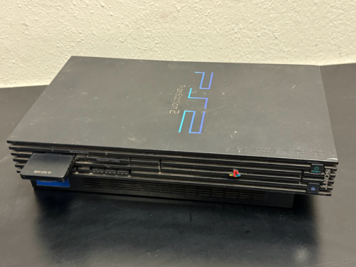 PLAYSTATION 2 CONSOLE BASE UNIT W/ MEMORY CARD NO CABLES